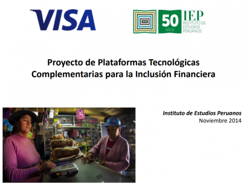 Proyecto de Plataformas Tecnológicas Complementarias para la Inclusión Financiera