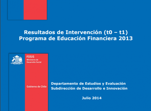 Resultados de Intervención (t0-t1) Programa de Educación 2013