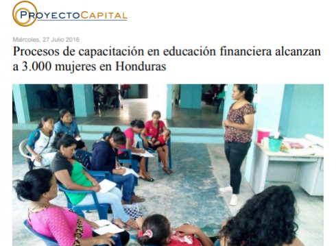 Procesos de Capacitación en Educación Financiera Alcanzan a 3.000 Mujeres en Honduras