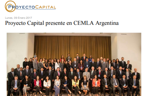 Proyecto Capital presente en CEMLA Argentina