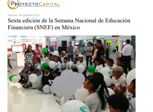 Sexta Edición de la Semana Nacional de Educación Financiera (SNEF) en México