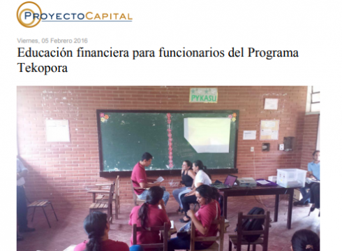 Educación Financiera para Funcionarios del Programa Tekopora