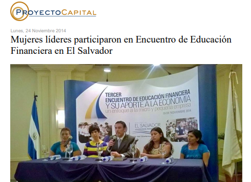 Mujeres Líderes Participaron en Encuentro de Educación Financiera en El Salvador