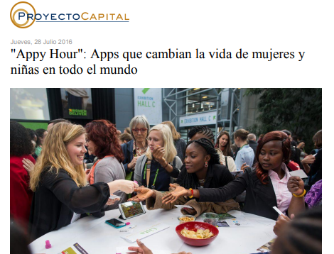 “Appy Hour”: Apps que Cambian la Vida de Mujeres y Niñas en Todo el Mundo